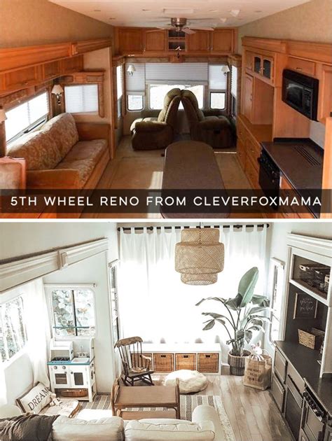 Renovated 5th Wheel With Cozy Cottage Vibes Cleverfoxmama Remodeled