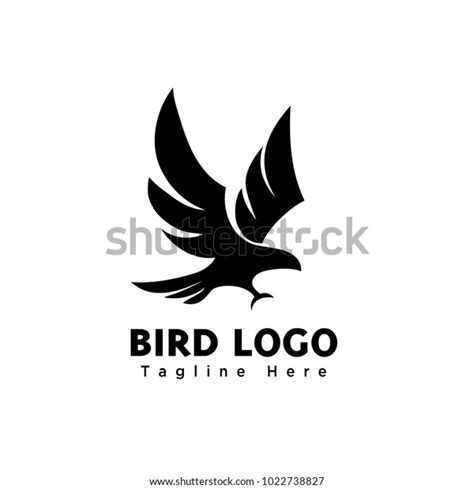 Abstract Eagle Bird Fly Catch Logo Stock Vector Royalty Free 1022738827