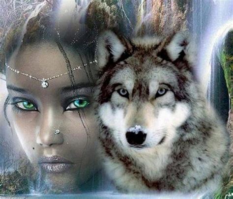Donna Lupo Fantasy Girl Wolf Woman Hd Wallpaper Peakpx