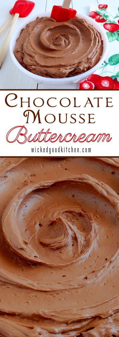 Chocolate Mousse Buttercream Frosting 3 Ways Rich Milk Chocolate
