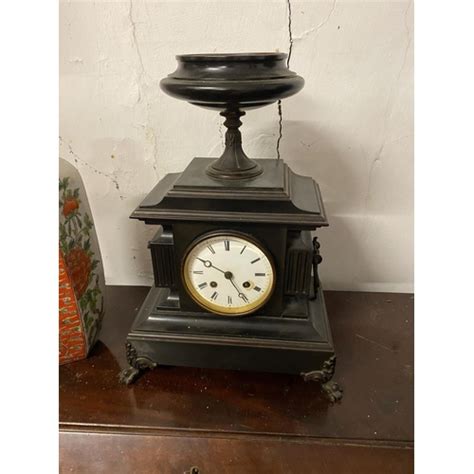 Victorian Slate Mantle Clock