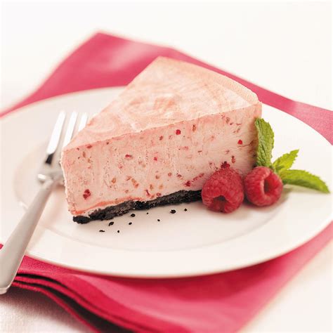 Baked raspberry & lemon cheesecake. Frozen Raspberry Cheesecake Recipe | Taste of Home