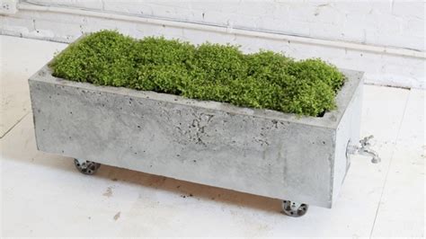 Various Concept Of Concrete Planter Boxes For Home Exterior Design