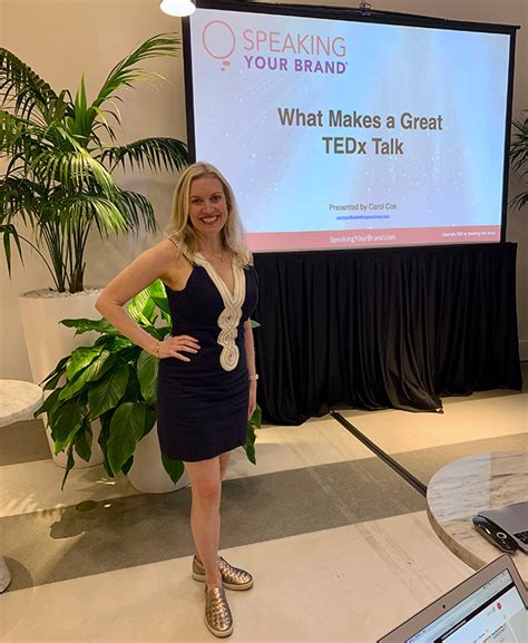 Presentation On What Makes A Great Tedx Talk Speaking Your Brand