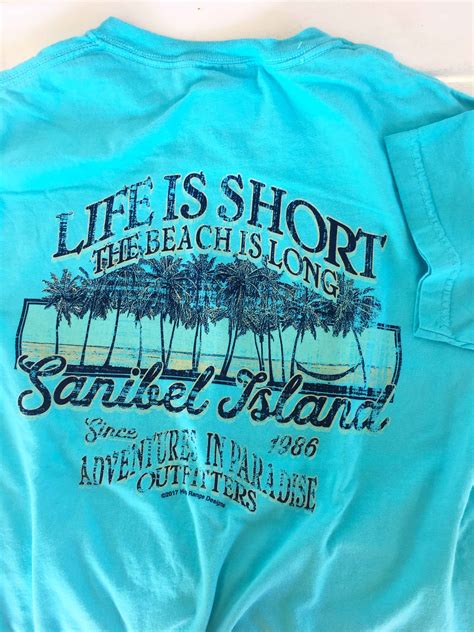 sanibel beach t shirt adventures in paradise outfitters to the outsiders