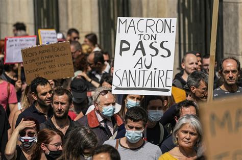 France Thousands Protest Against Vaccination Covid Passes Wtop News