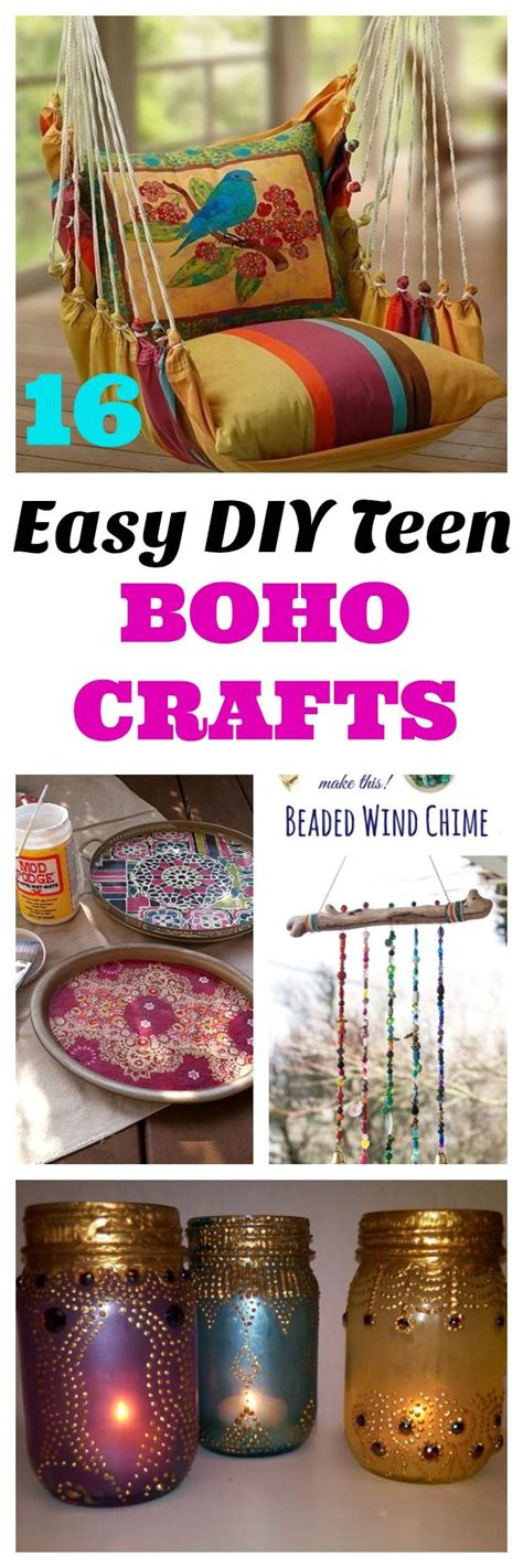 16 Diy Easy Boho Crafts For Your Boho Chic Room Hippie Crafts