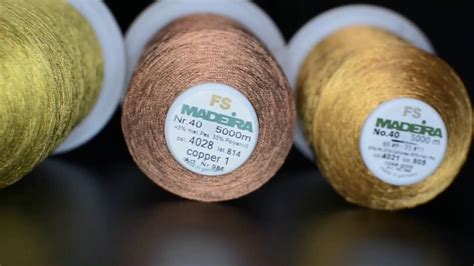 Premium Metallic Threads For Machine Embroidery And Sewing