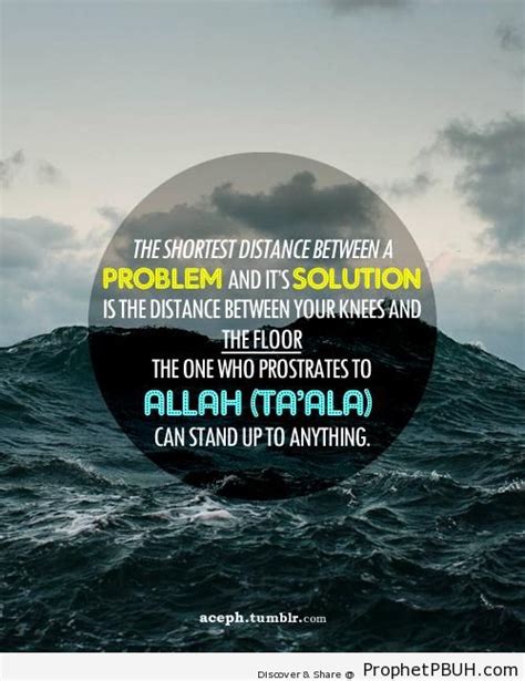 The Distance Between Your Knees And The Floor Islamic Quotes About