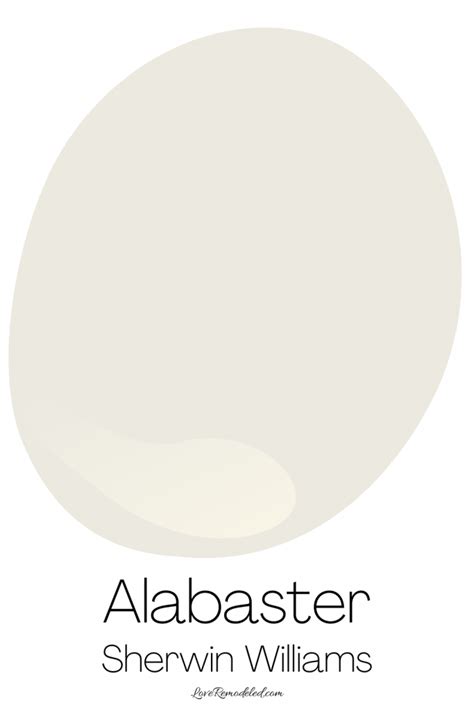 Sherwin Williams Alabaster Paint Color Review Love Remodeled