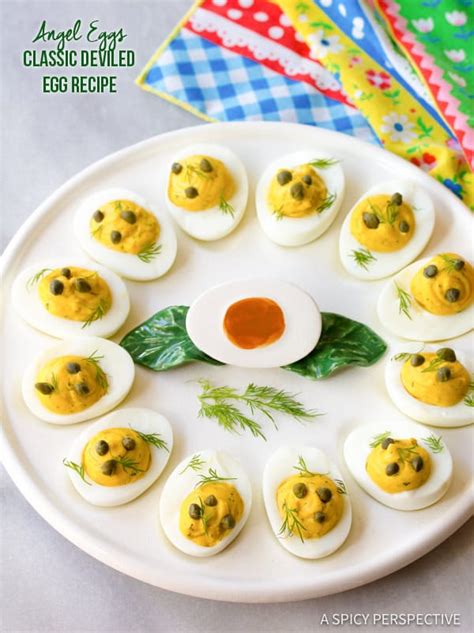 The Best Deviled Eggs Recipe Angel Eggs A Spicy Perspective