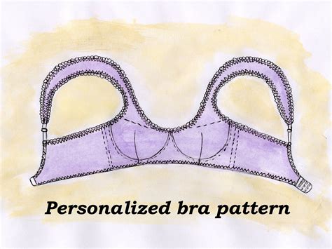 Plus Size Bra Pattern Marie Personalized Bra Pattern Plus Etsy