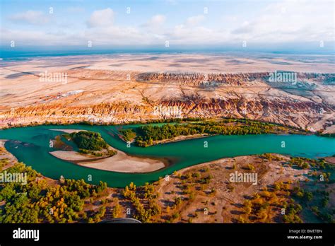 Aerial View Of Wucaitan Park Burqin County Altay Prefecture Xinjiang