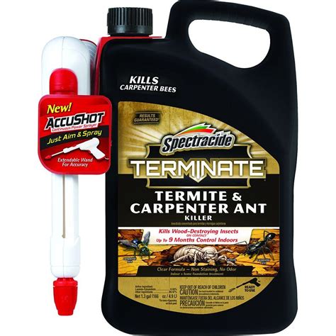 The carpenter ant killers we reviewed what are carpenter ants? Spectracide Terminate 1.3 gal. AccuShot Ready-to-Use Termite and Carpenter Ant Killer Spray-HG ...