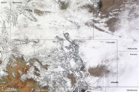 Nasa Satellite Captures Stunning Imagery Of A White Landscape In