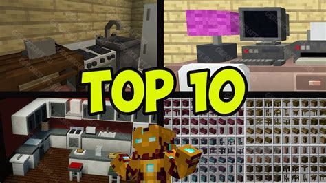 Top 10 Minecraft Mods 1194 Furniture Mods 119x 2023 Youtube