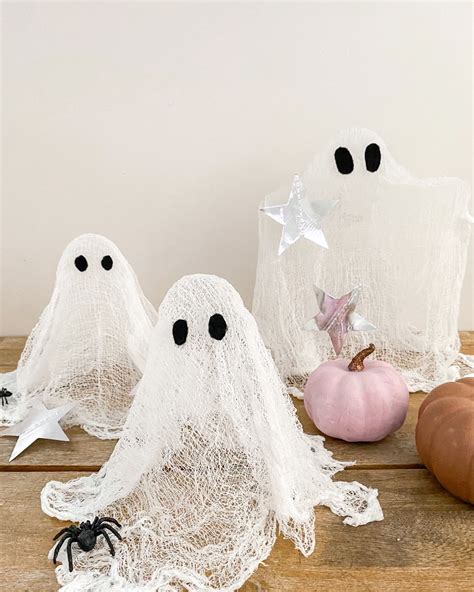 Diy Cheesecloth Ghosts The Mama Notes