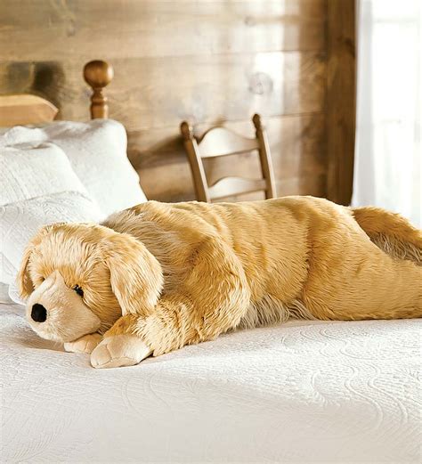 Golden Retriever Plush Cuddle Animal Body Pillow Golden Retriever
