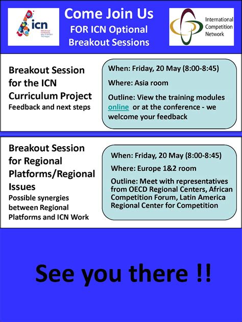 Icn Blog Blog Archive Annual Conference Optional Breakout Sessions