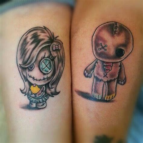 Voodoo Doll Tattoos As Matching Tattoos For Uple Voodoo Doll