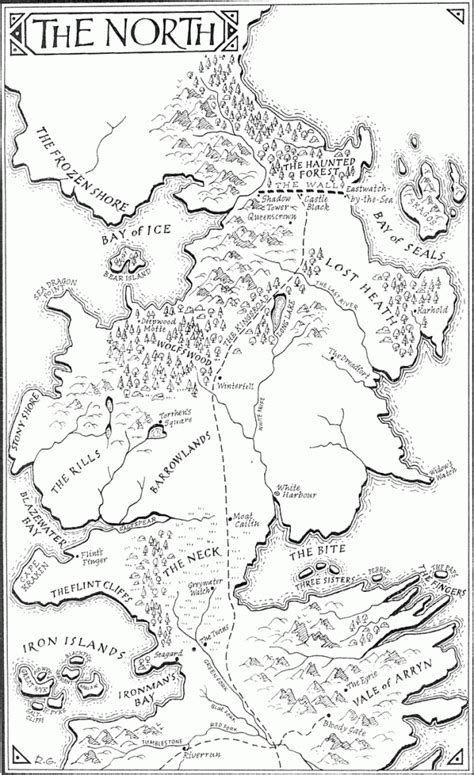 Printable Map Of Westeros Printable Maps