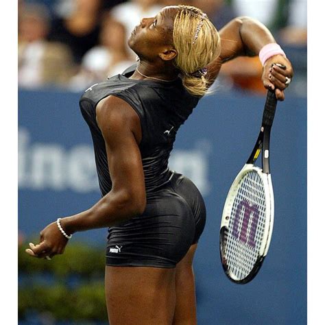 One Of Favoritesi Was There At The Us Openwhere Serena Wore A Skin Tight Black Catsuit At
