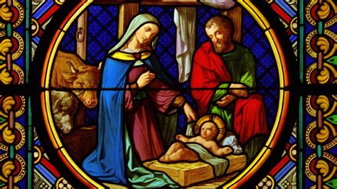 Nativity Stained Glass Theology And Church