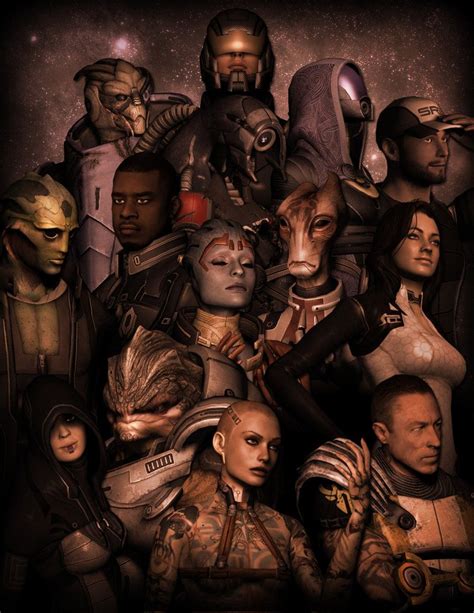 The Crew 20 By Lordless Alicia Mass Effect Universe Mass Effect 2