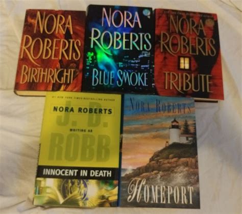 Nora Roberts J D Robb Hardcover Books Lot Of 5 Blue Smoke Tribute