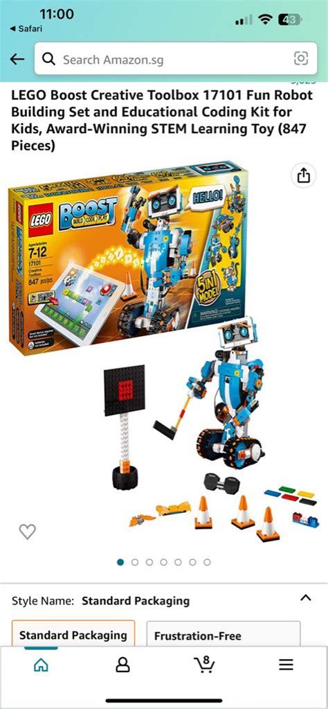 Bnib Lego Boost Creative Toolbox 17101 Fun Robot Building Set And