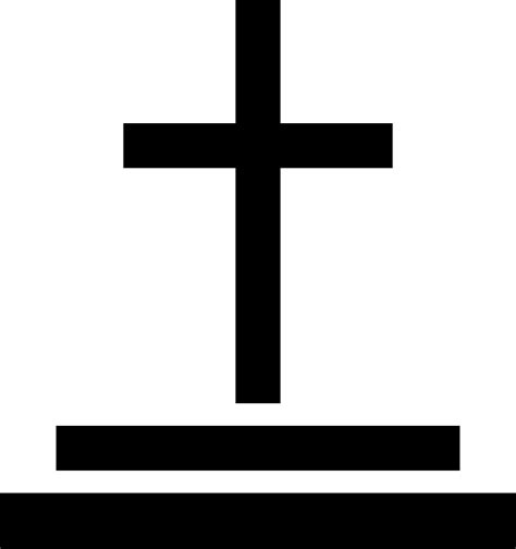 Cross For Burial Png Cross Dead Death Funeral Halloween Icon