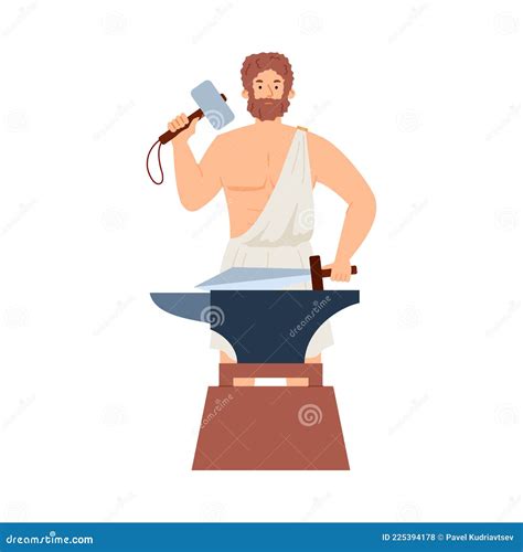 Hephaestus Greek God Blacksmith Olympian Hero In Ancient Greece