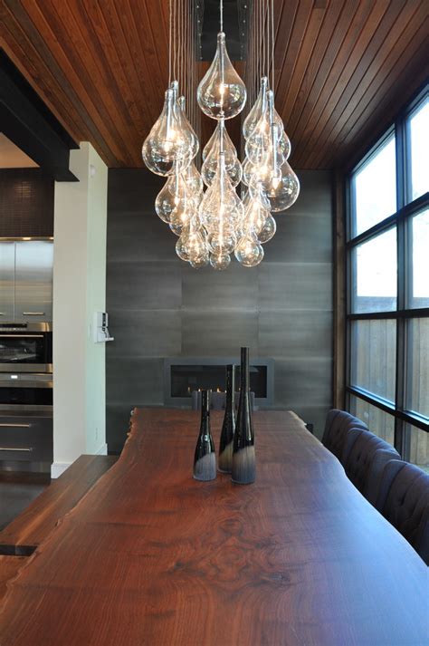 Ceiling lights help you establish this idea. Bright et2 lighting in Dining Room Contemporary with ...