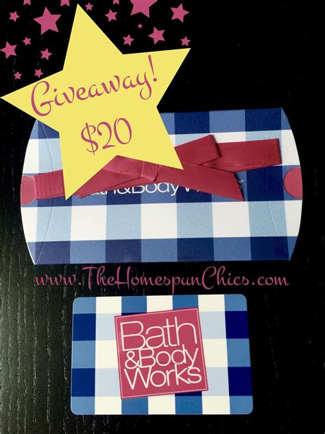 We did not find results for: Giveaway! $20 Bath and Body Works Gift Card!