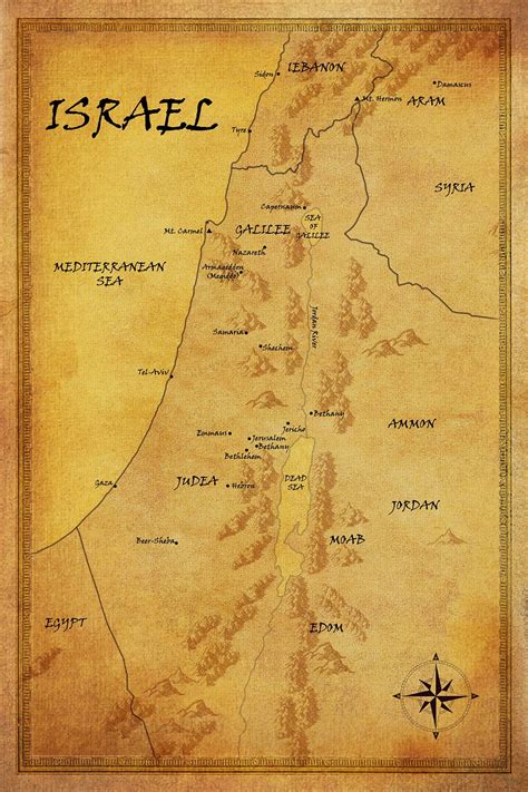 Mapa Jerusalém Israel Imagens Grátis No Pixabay