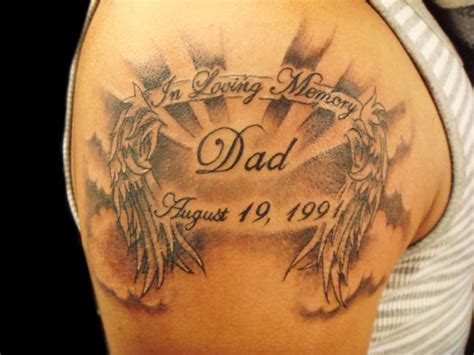 Memorial Tattoo Dad Inkism