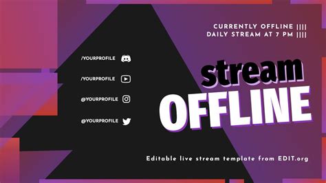 Editable Twitch Banner Designs Online