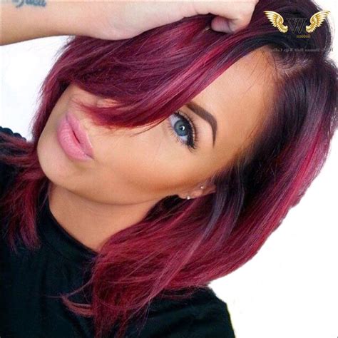 20 Best Ideas Burgundy Bob Hairstyles With Long Layers