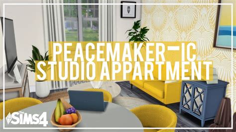 The Sims 4 Room Build Peacemaker Ic Studio Appartment Cc Links