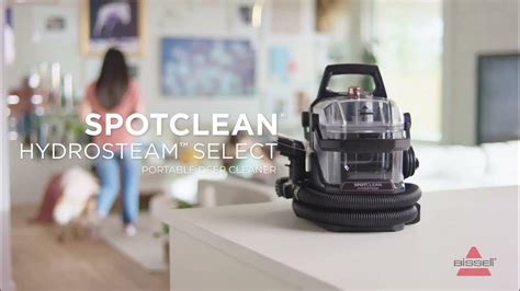 tura bissel spotclean hydrosteam select youtube