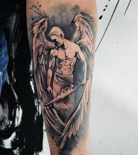 And not only that, they also come in many different sizes and forms. 100 Guardian Angel Tattoos For Men - Spiritual Ink Designs