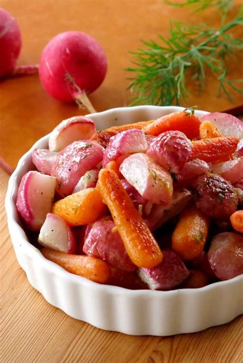 Roasted Radishes And Carrots Oven Or Air Fryer Recipe Side Dish