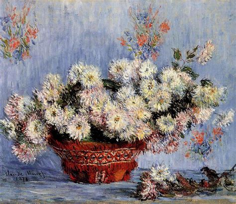 Chrysanthemums Claude Monet Encyclopedia Of Visual Arts