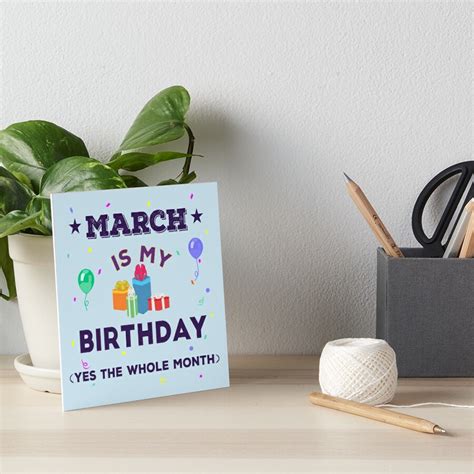 March Is My Birthday Yes The Whole Month Dark Text Birthday Outfit