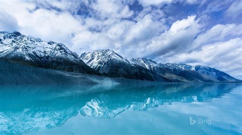 Test your knowledge with this fun quiz about new zealand's . Tasman Lake on South Island New Zealand-2017 Bing Desktop ...