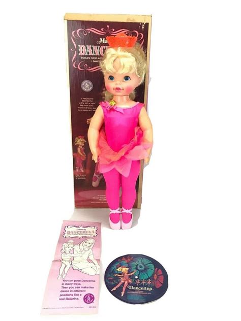 Vintage 1968 Mattel Dancerina Doll W Box Instructions And Ballet Record Working 2790883090