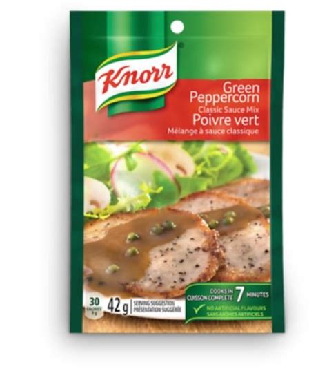 10 X Knorr Green Peppercorn Classic Sauce Mix 42g Each From Canada Fresh Fast Ship