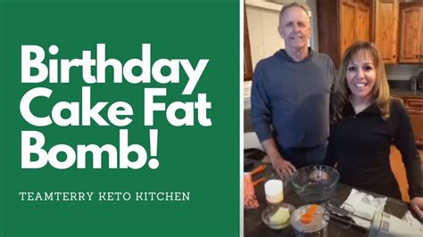 A lot of fat bomb recipes use granulated stevia or erythritol to sweeten the recipe up, and that's a. TeamTerry Keto Kitchen - Birthday Cake Fat Bomb! ️🎉 - YouTube