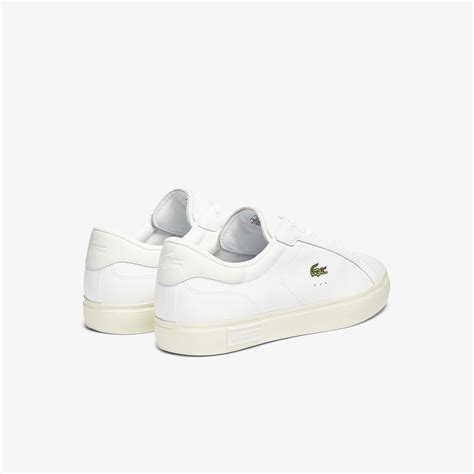 Mens Powercourt Smooth Leather Sneakers Lacoste