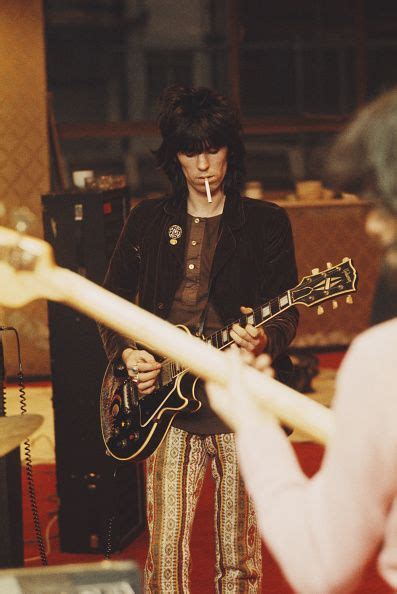 Keith Richards Pictured During Rehearsals For The Rolling Stones Rock